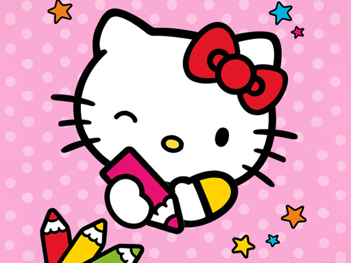  Color By Number With Hello Kitty